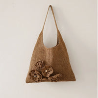 Handmade Shopper with flowers