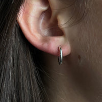 Hoop Earrings in silver