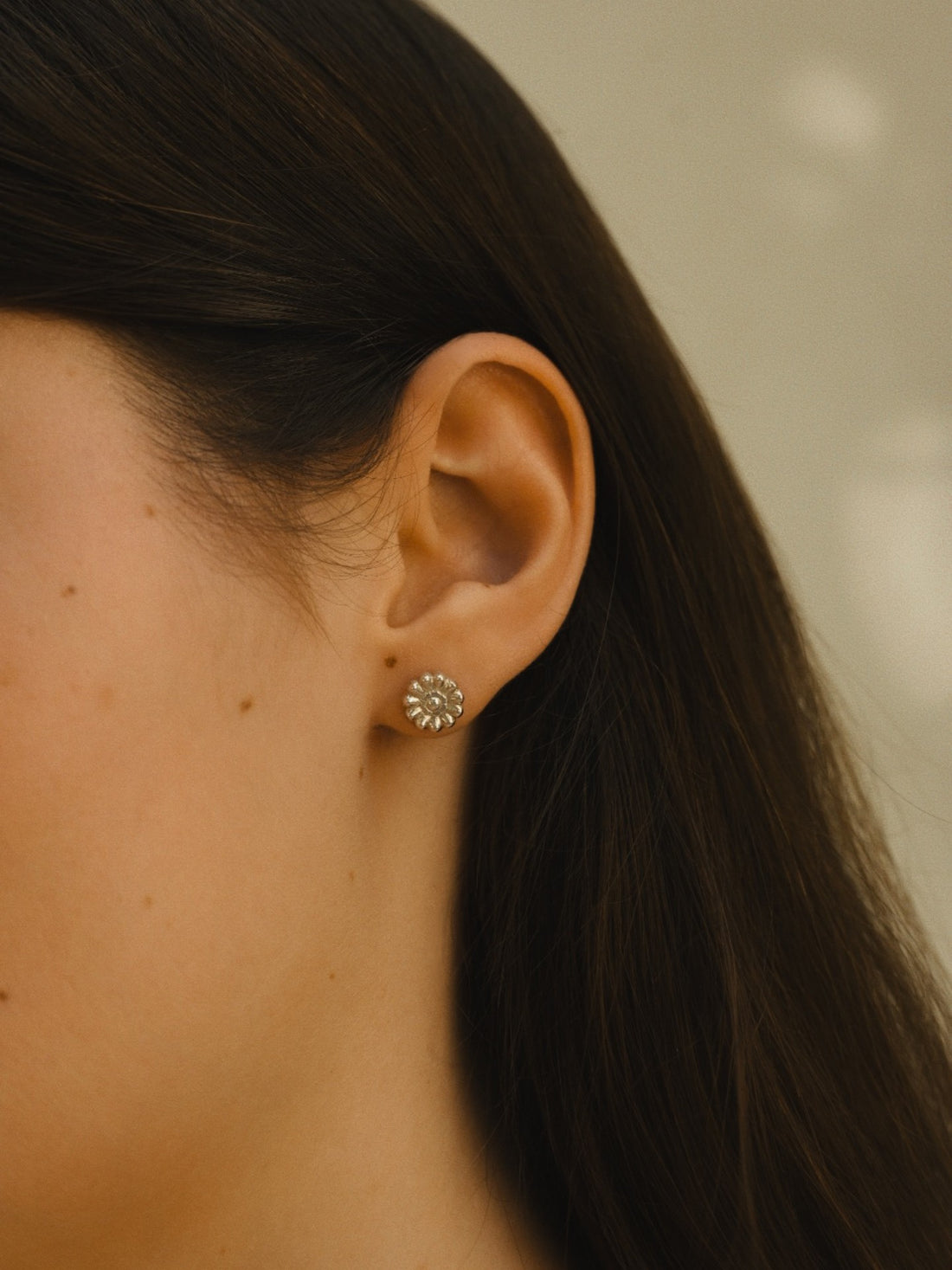 Earrings Kvitka in silver