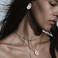 Petal Marquise Studs in lavender