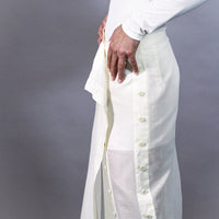 Front Button Maxi Skirt