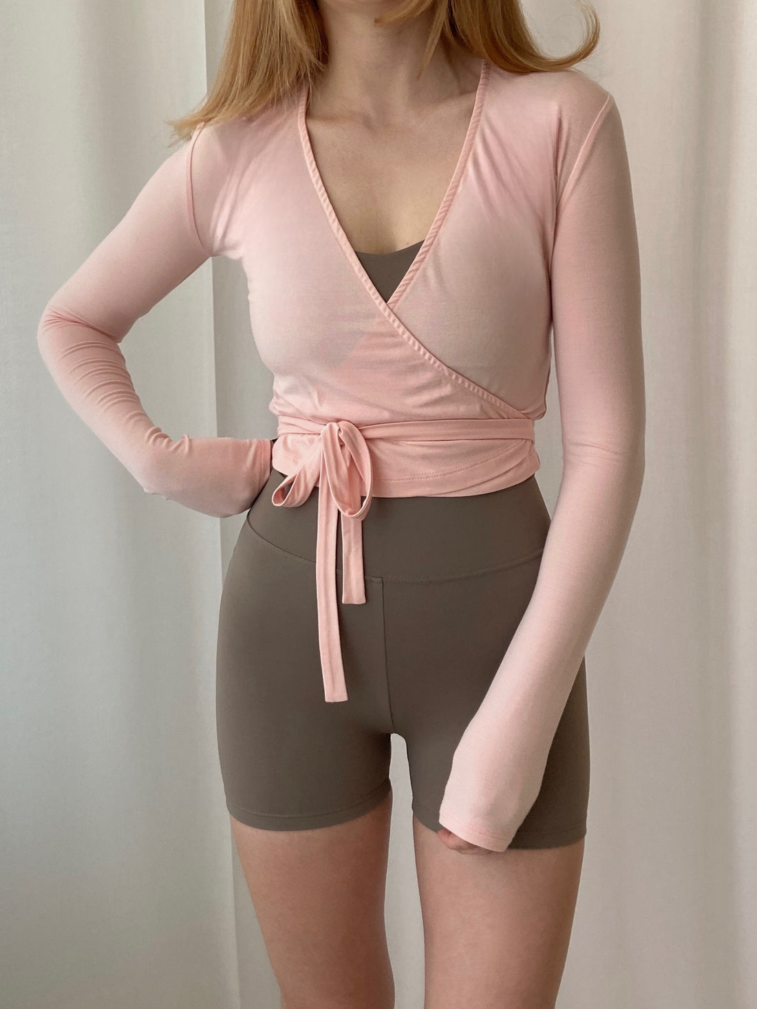 Wrap Top in pink