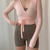 Wrap Top in pink