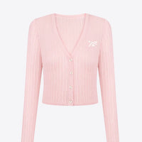 Knitted Cardigan In Pink