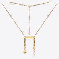 Libra Necklace with pearl