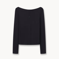 Basic Longsleeve Top in black