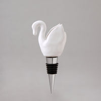 White Swan Bottle Stopper