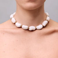 Beans Necklace in off-white