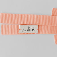 Ribbon Barette Peachy