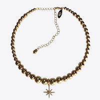 New York Star Choker in Gold