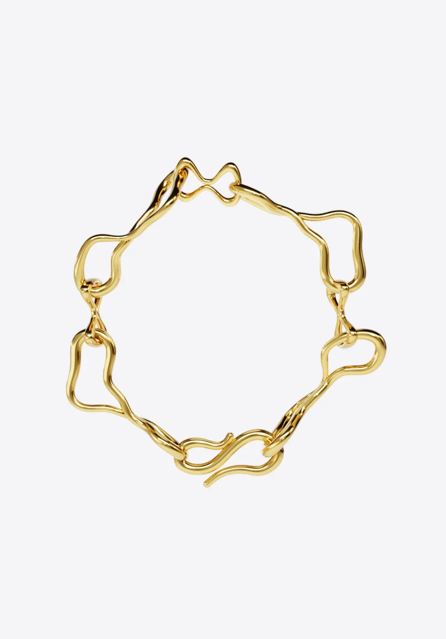 Not Simple Bracelet in gold