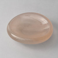 Oval Handmade glass container