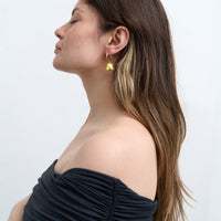 Polysk Bell Mono Earring in yellow