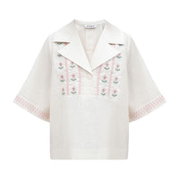 Bessarabiya Vyshyvanka Shirt in milk