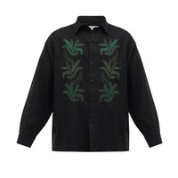 Konopli Men's Embroidered Shirt