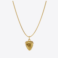Pendant Strawberry in gold