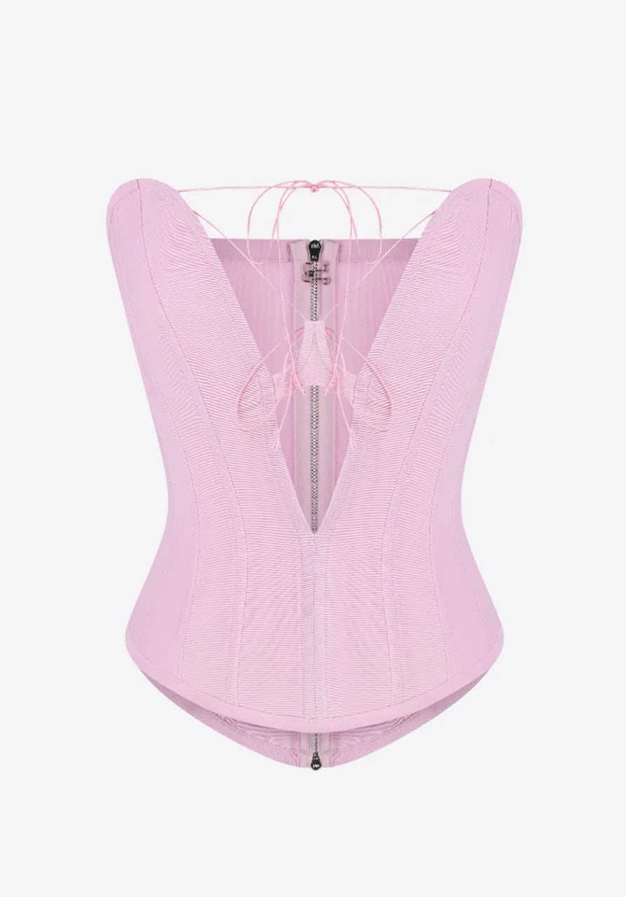 Pink Corset with laces