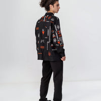 Slovo Vyshyvanka Shirt in black