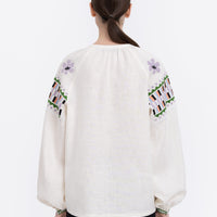 Oda Vyshyvanka Shirt in milk