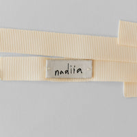 Ribbon Barette in Milky