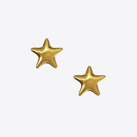 Star Earrings in gold