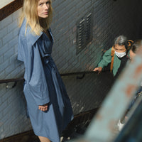 Electra Blue Trench