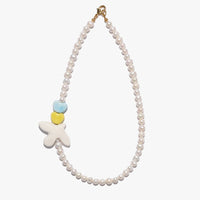 UA necklace with porcelain heart and bird