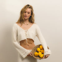 Pointelle Cardigan