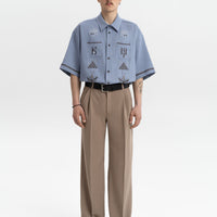 Kyi Blue Vyshyvanka Shirt
