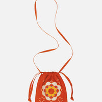Peliustka Drawstring Bag in orange