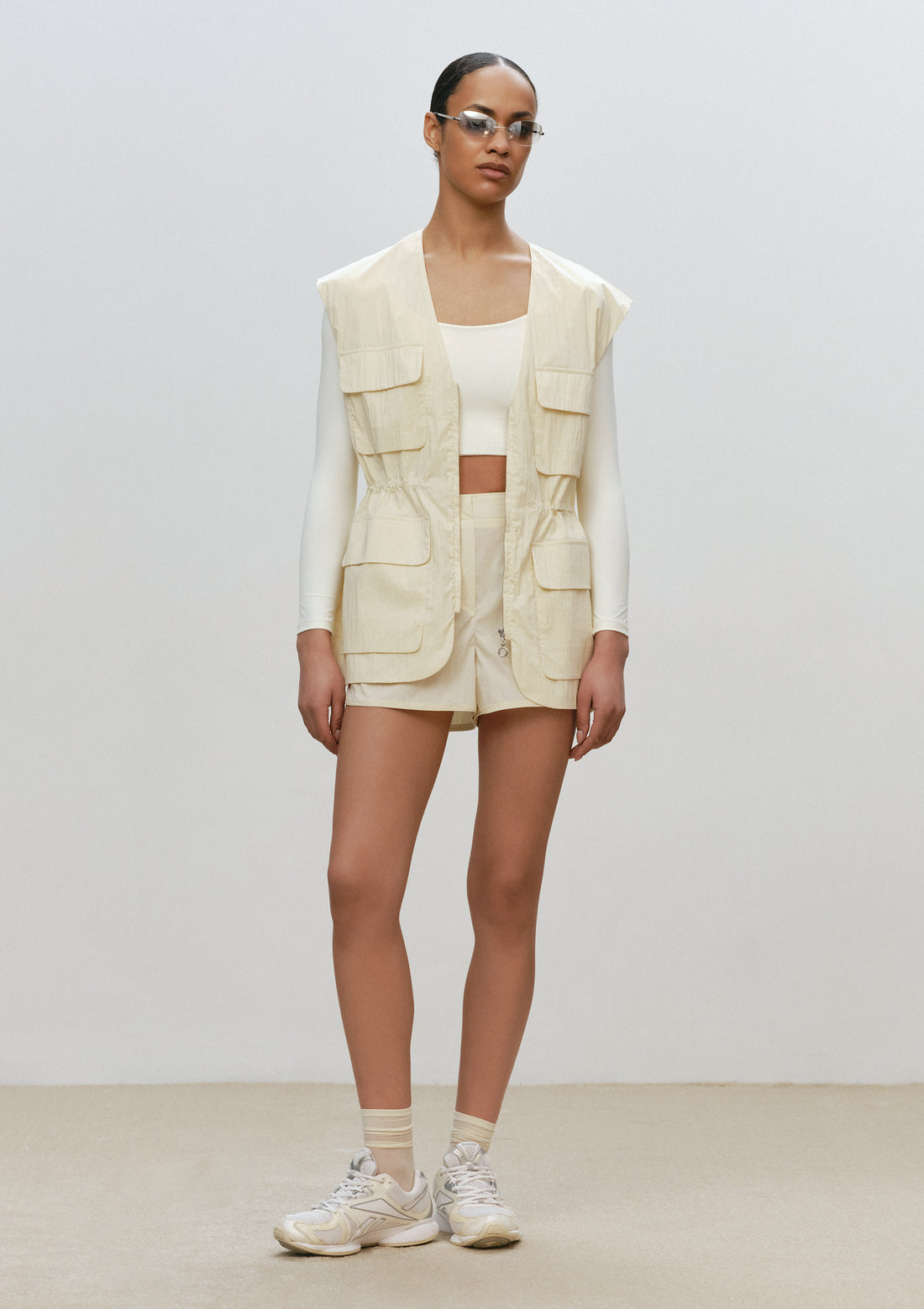 Zipped Vest With Pockets