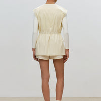 Zipped Vest With Pockets