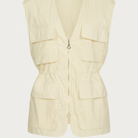 Zipped Vest With Pockets
