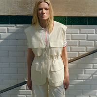 Zipped Vest With Pockets
