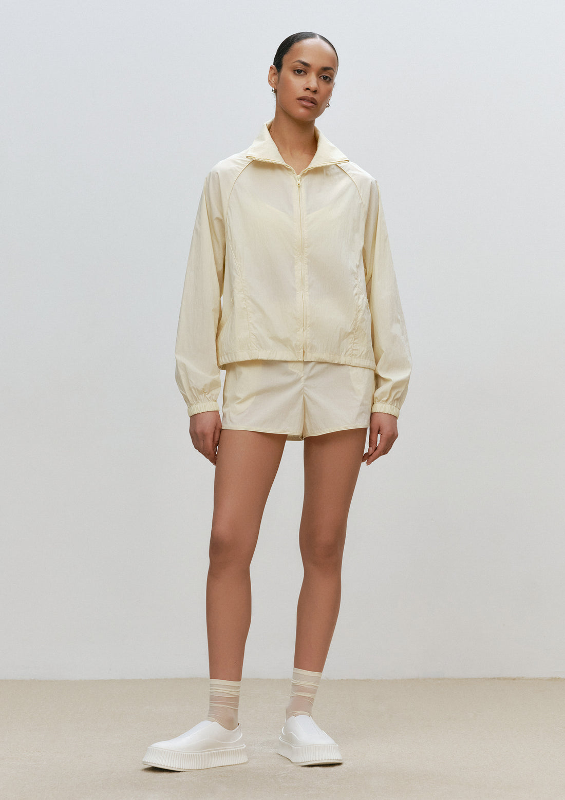 Zipped Anorak With Front Pockets