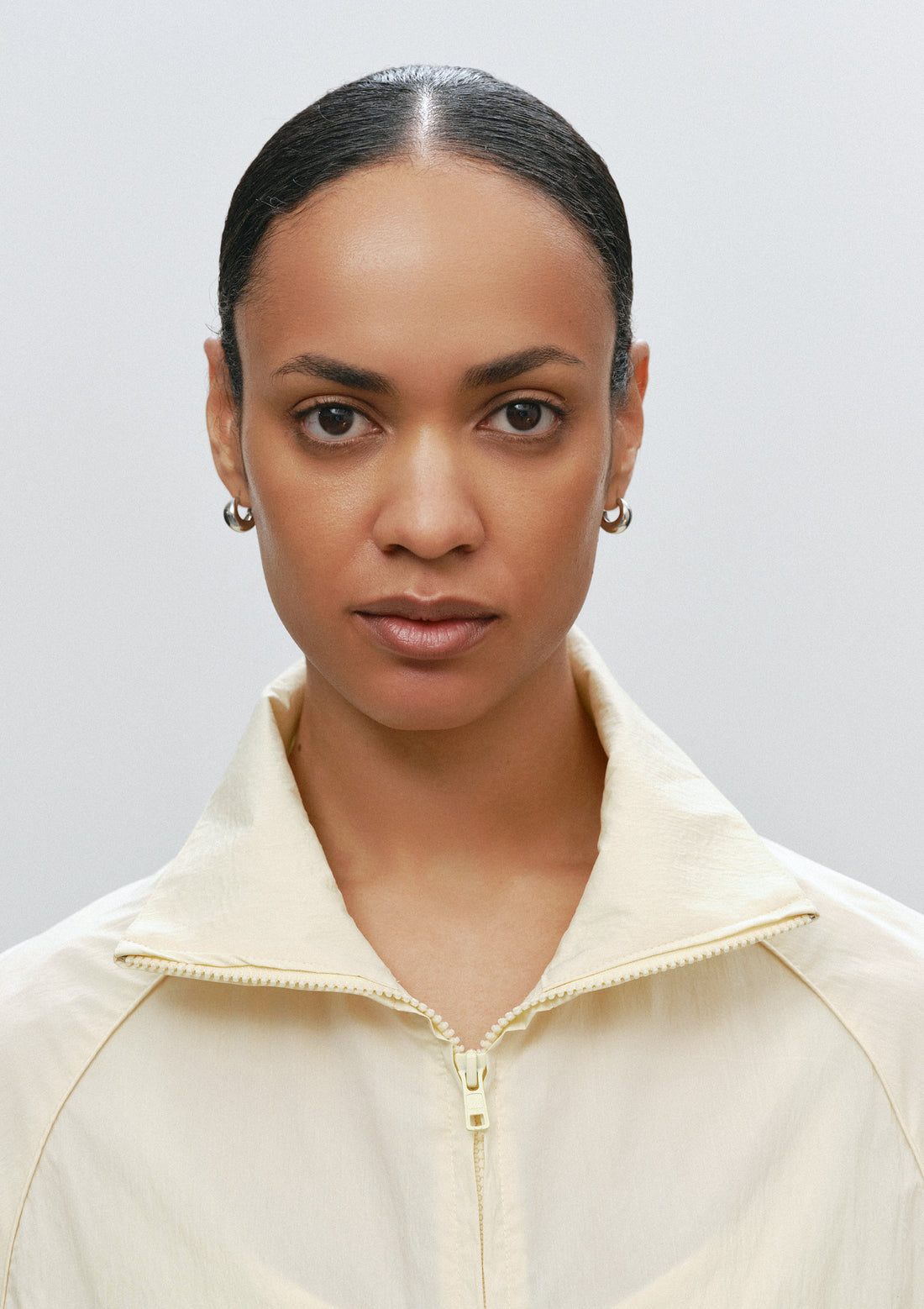 Zipped Anorak With Front Pockets