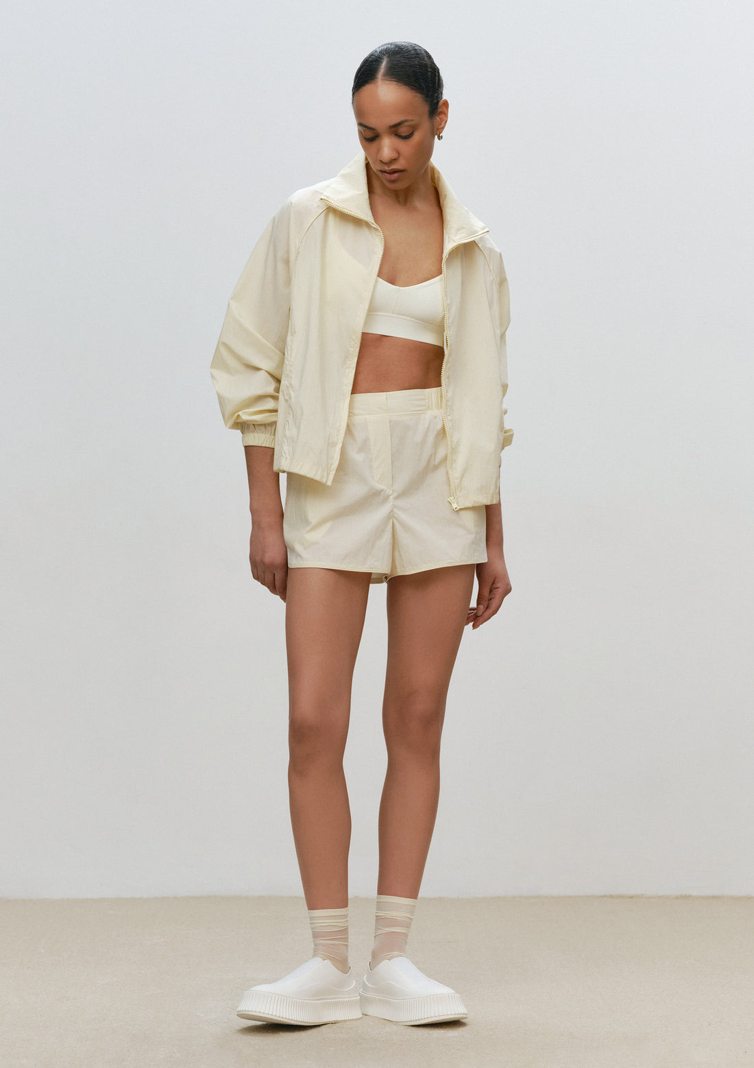 Zipped Anorak With Front Pockets