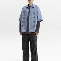 Kyi Blue Vyshyvanka Shirt