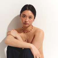 Rosarium Necklace in silver
