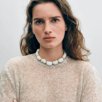 Beans Necklace in off-white