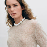 Beans Necklace in off-white