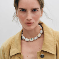 Beans Necklace in rainbow