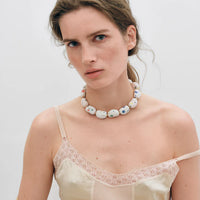 Beans Necklace in rainbow