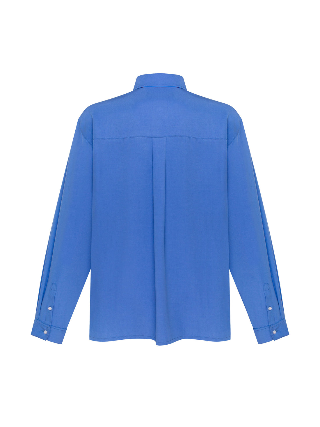 Khvylia Embroidered Shirt in blue