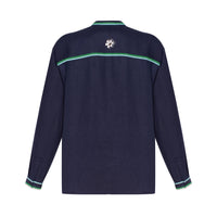 Lekvar Men’s Embroidered Shirt in dark blue