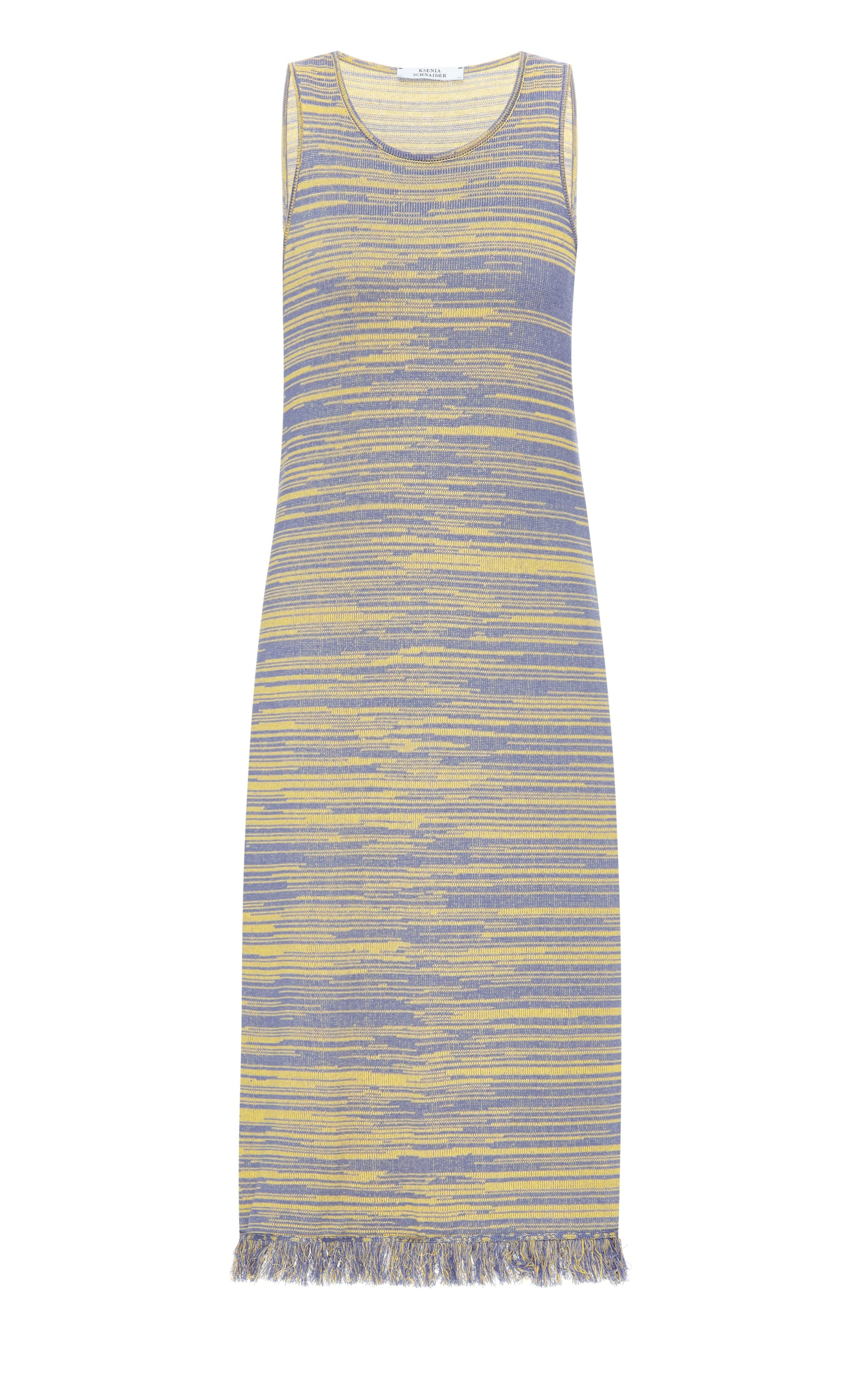 Knit Dress with Fringes UA -KSENISCHNAIDER - I AM VOLYA UK