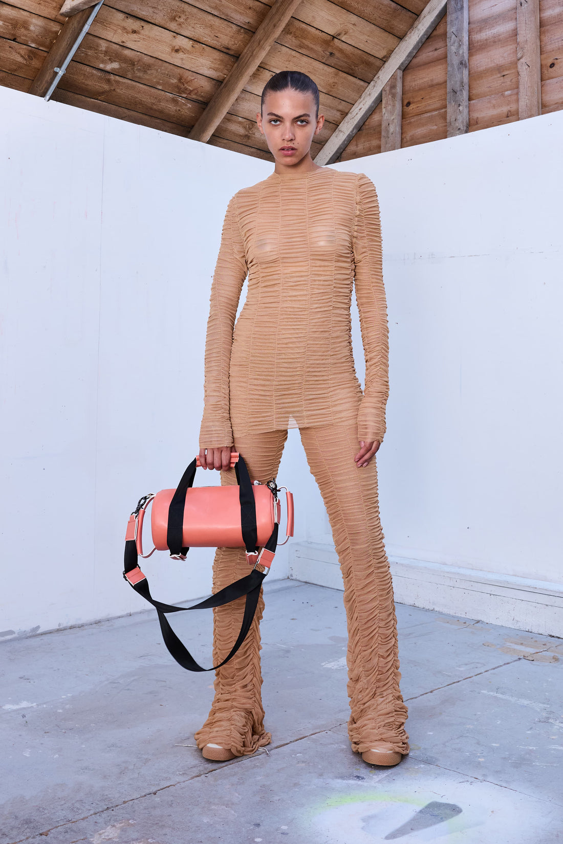 Mesh Drape Dress/Top
