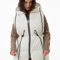 Puffer Vest in milk