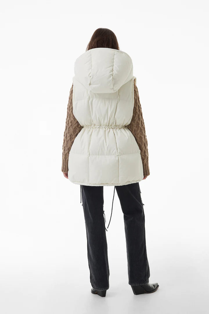 Puffer Vest in milk