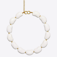Beans Necklace in off-white